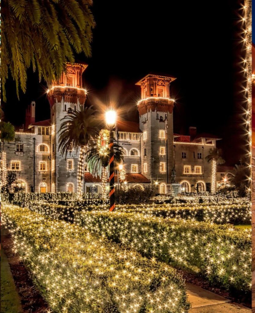 Natal na Flórida — St. Augustine decorada para o Natal